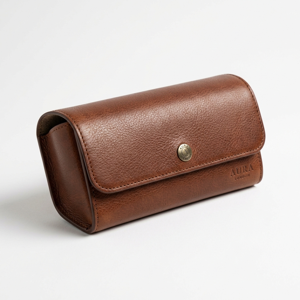 Classic Leather Eyewear Case